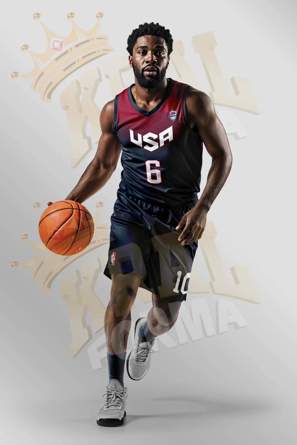 Basket Usa-Vector-Basket Forması