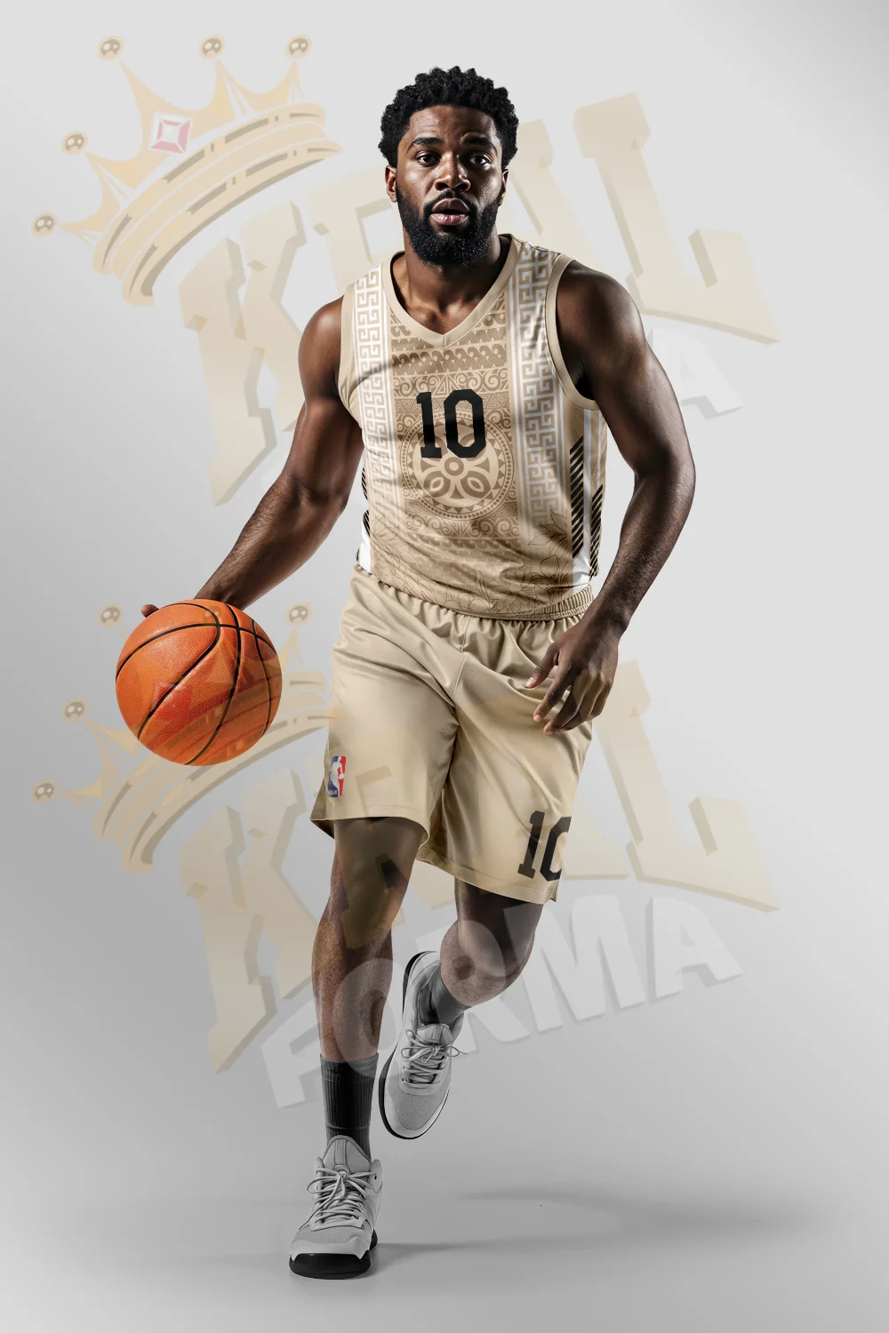 Basketball Azteca Floral Concept Forması