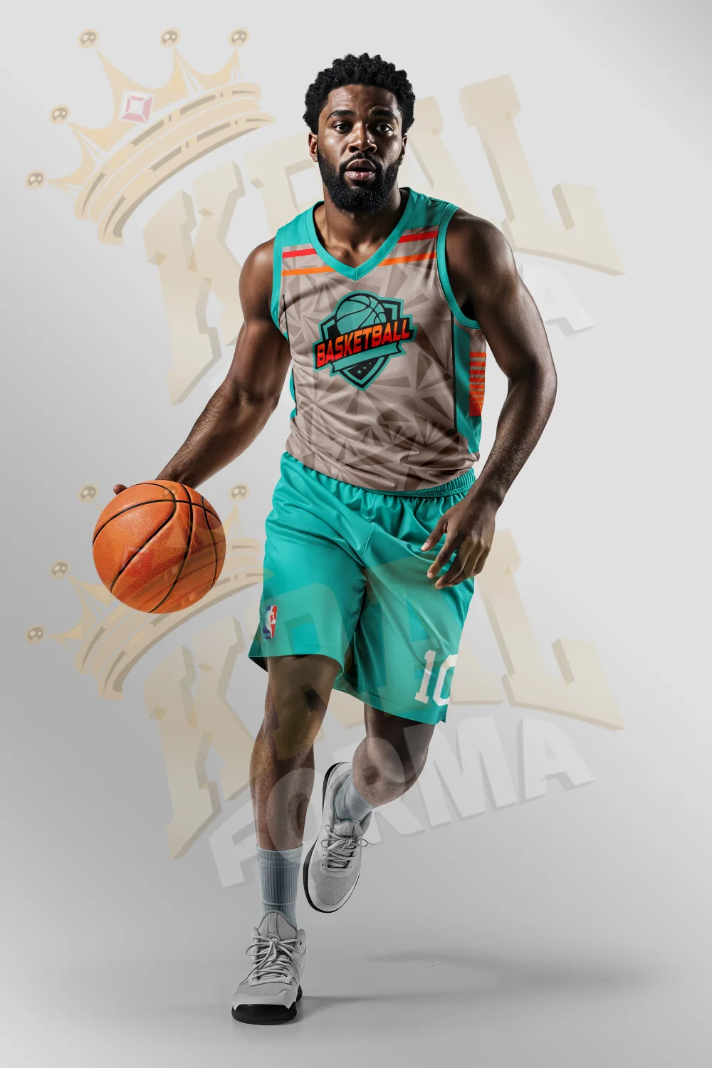 Basketball Geometric Concept 25 Forması