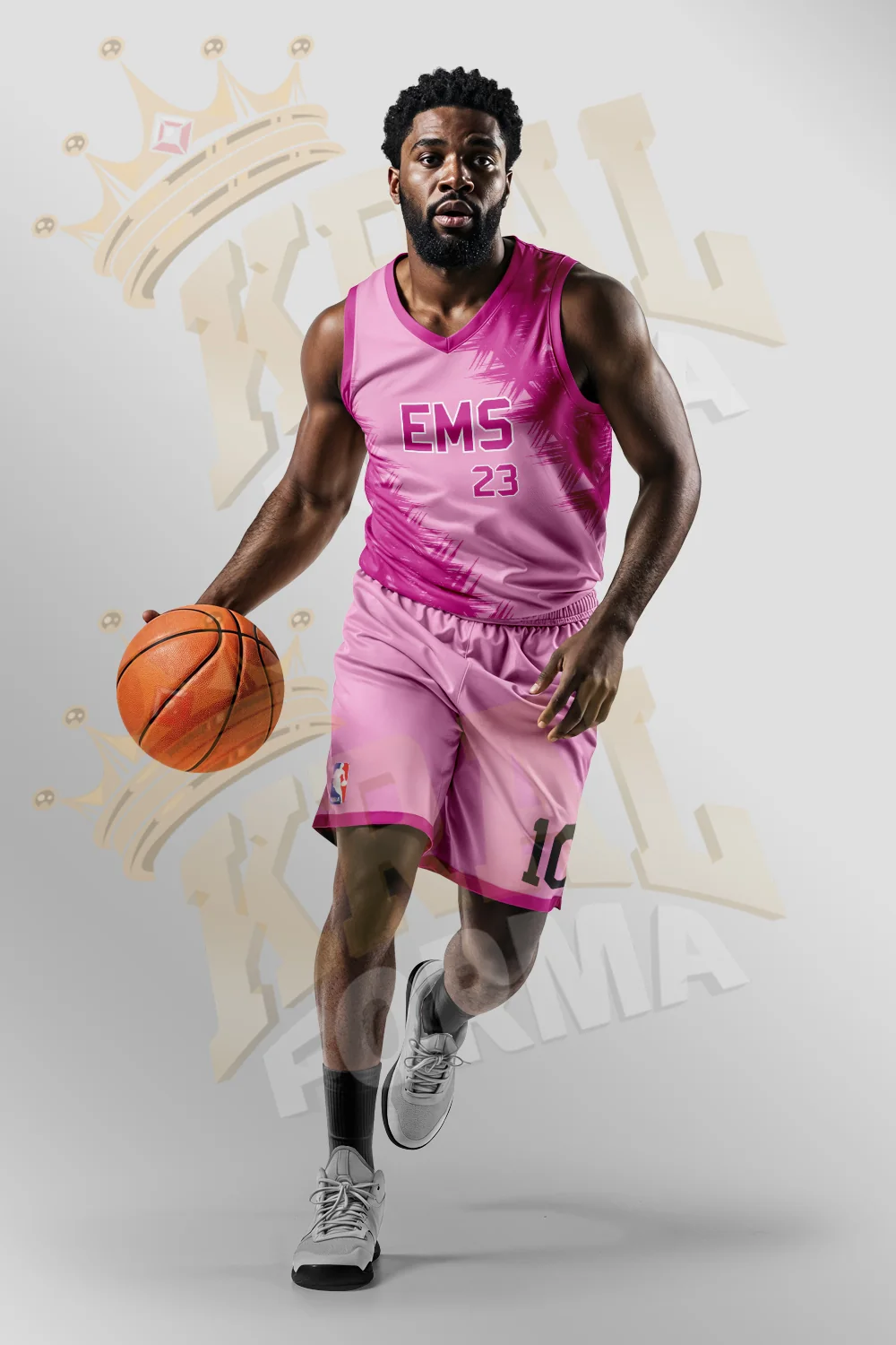 BASKETBALL PINK GRUNGE Forması