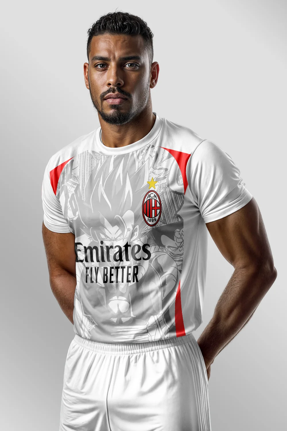 AC milan Gogeta Concept Forma arka görünüm
