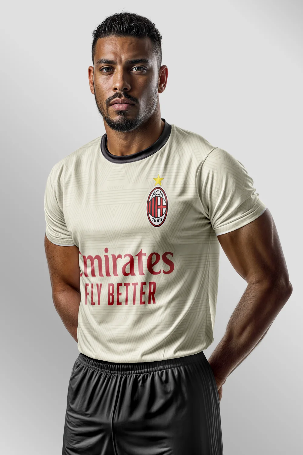 AC MILAN SEGUNDA CAMISA 2021-22 arka görünüm