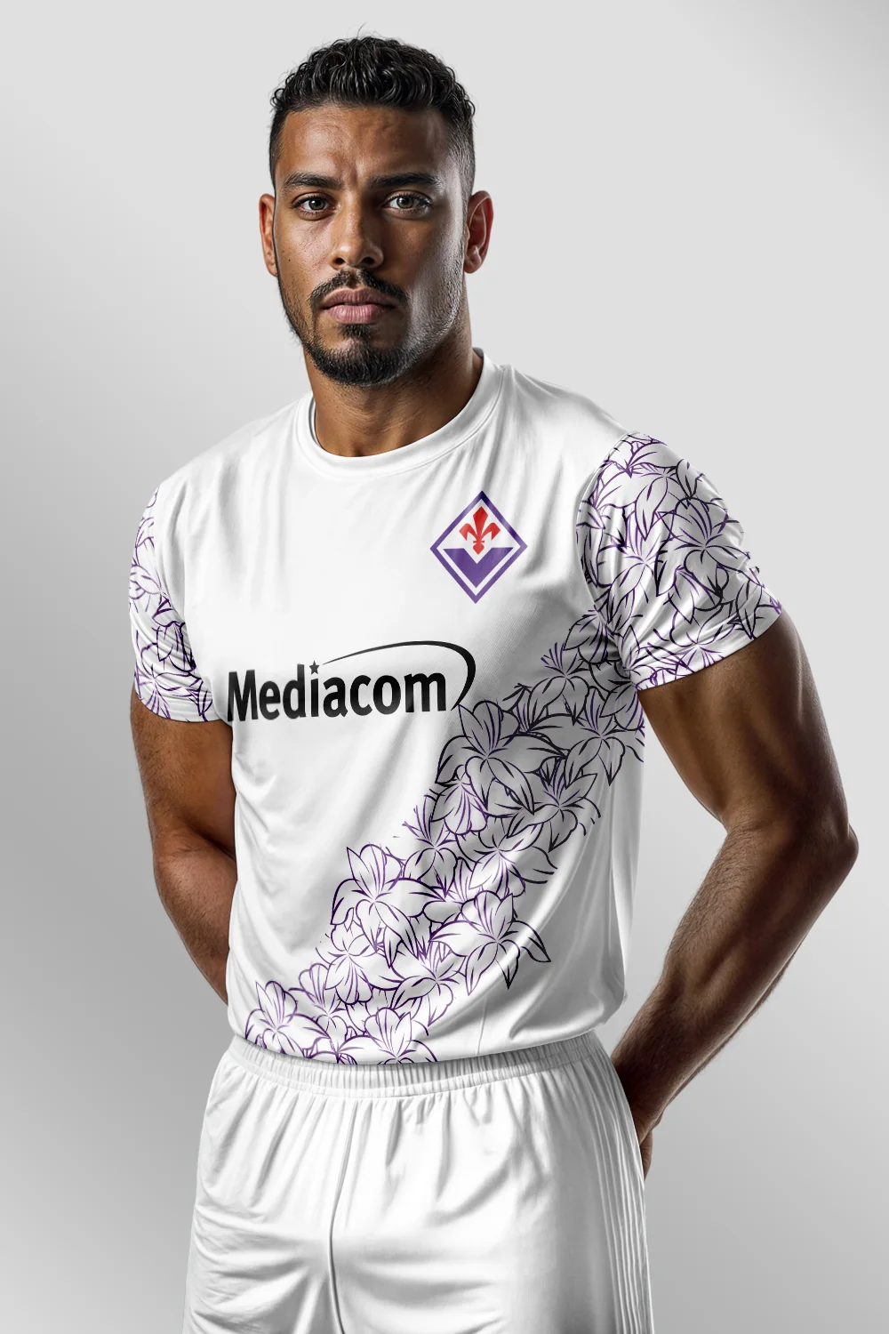ACF Fiorentina 2023-2024 Away Forma arka görünüm