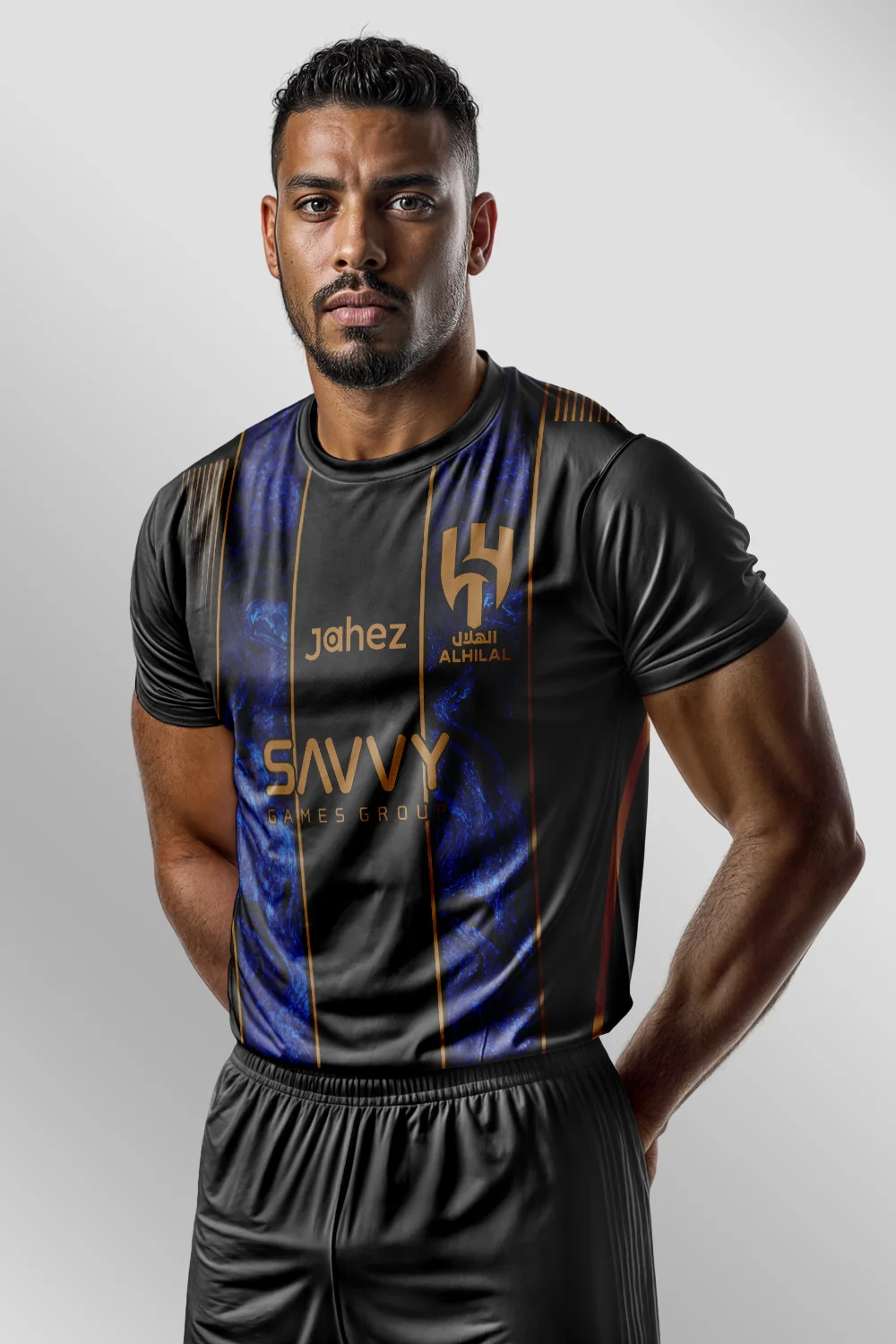 Al Hilal Blue Navy Forma arka görünüm