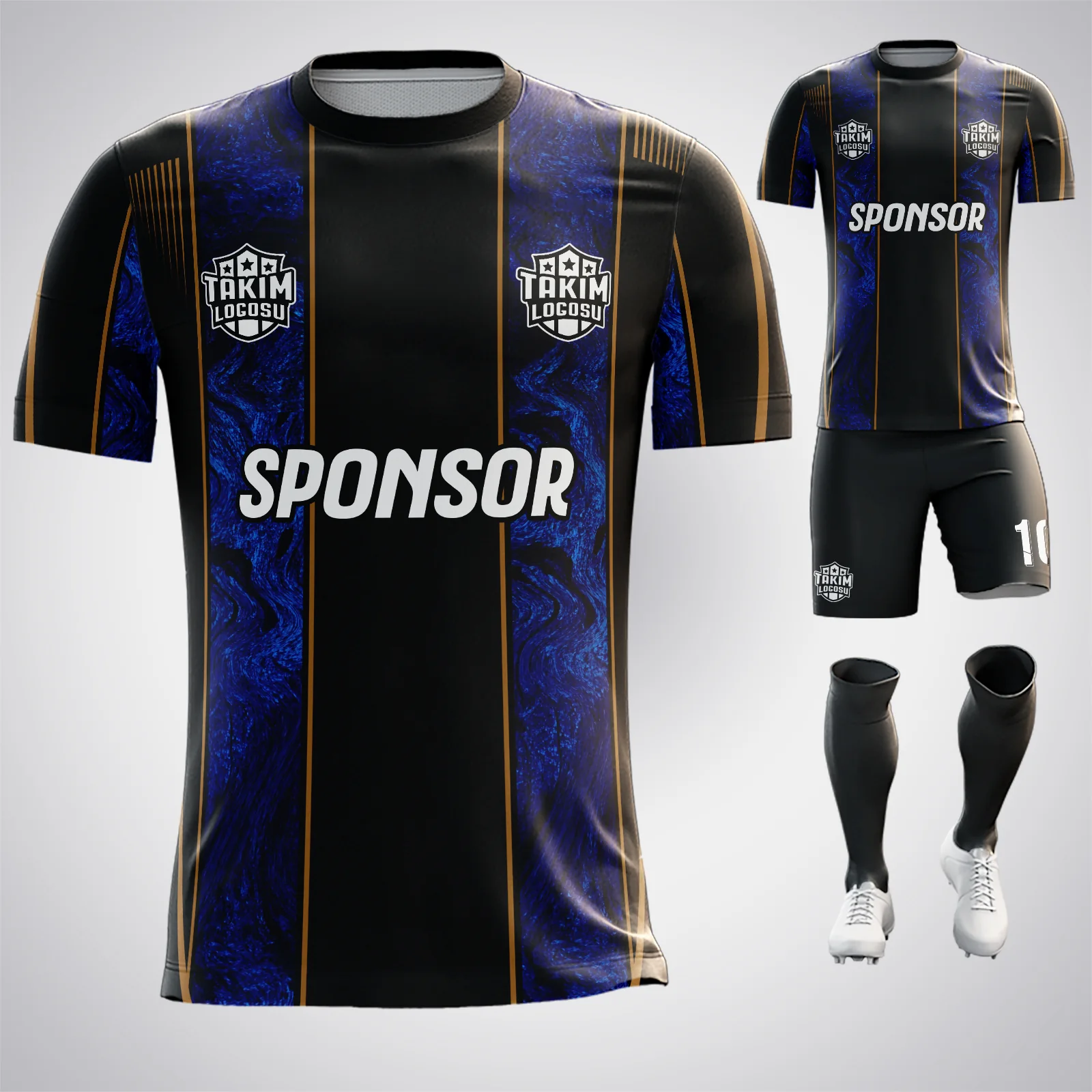 Al Hilal Blue Navy Forma arka görünüm