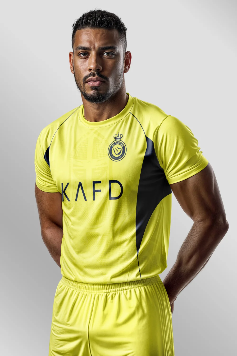 Al Nassr 2025-2026 Local Forma arka görünüm