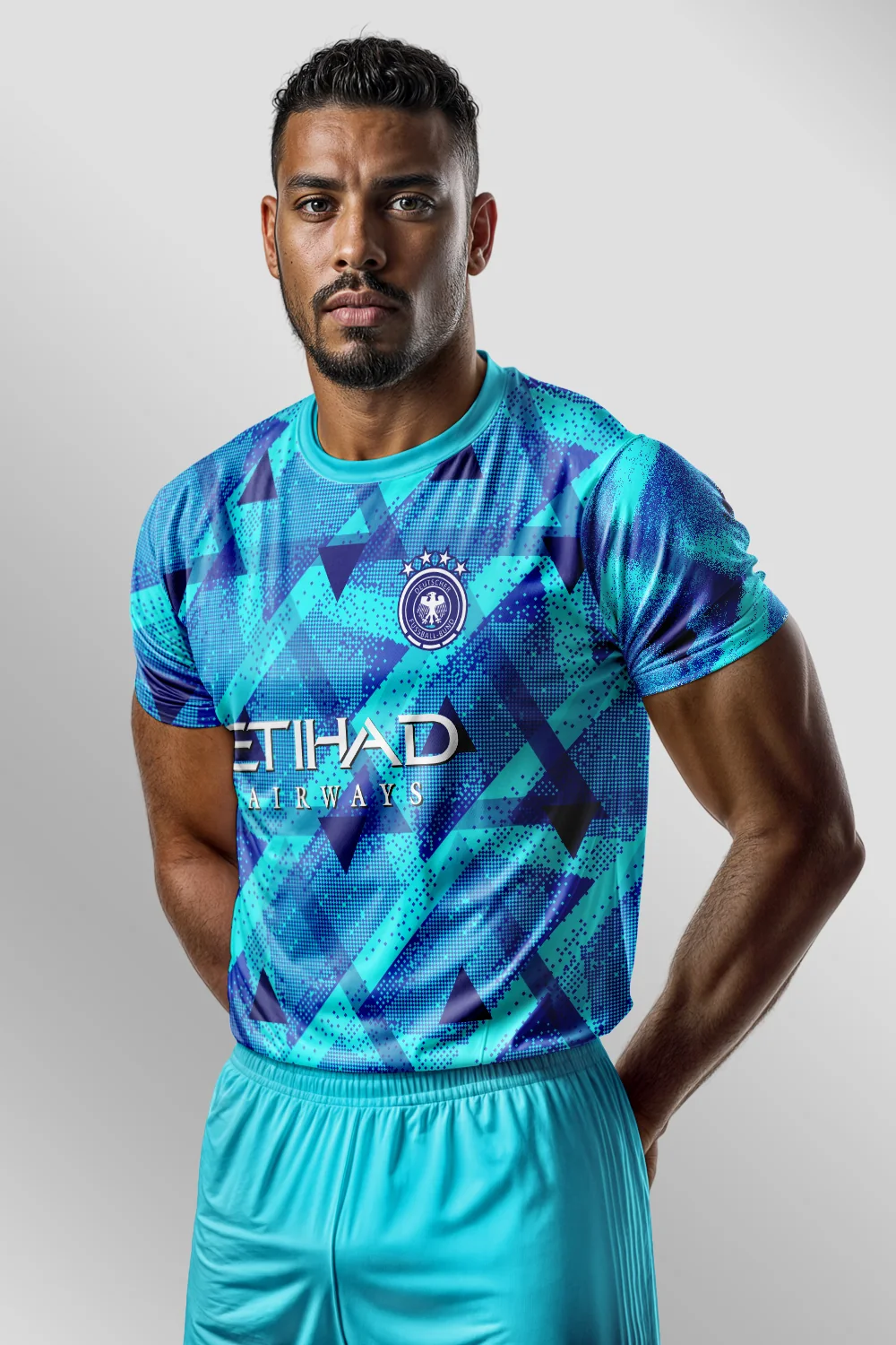 Alemania & Manchester City Concept Forma arka görünüm