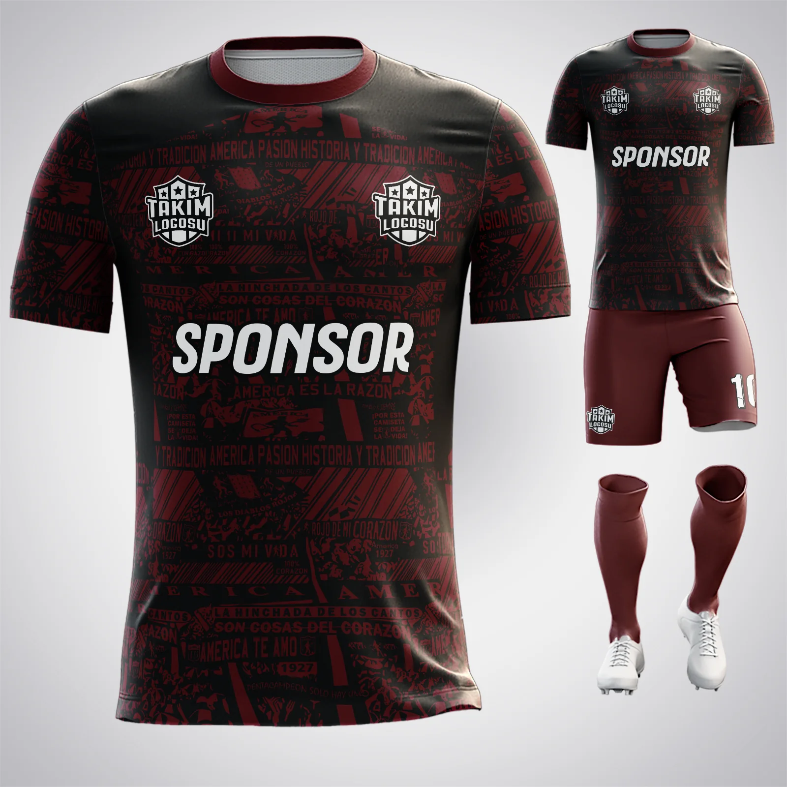 Am+®rica de Cali Third Kit 2024-25 arka görünüm