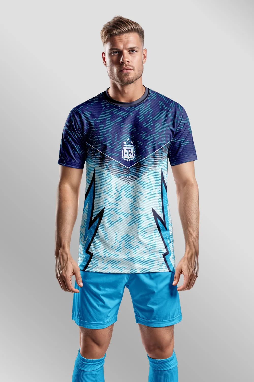 Argentina Concept Lines Blue Forma