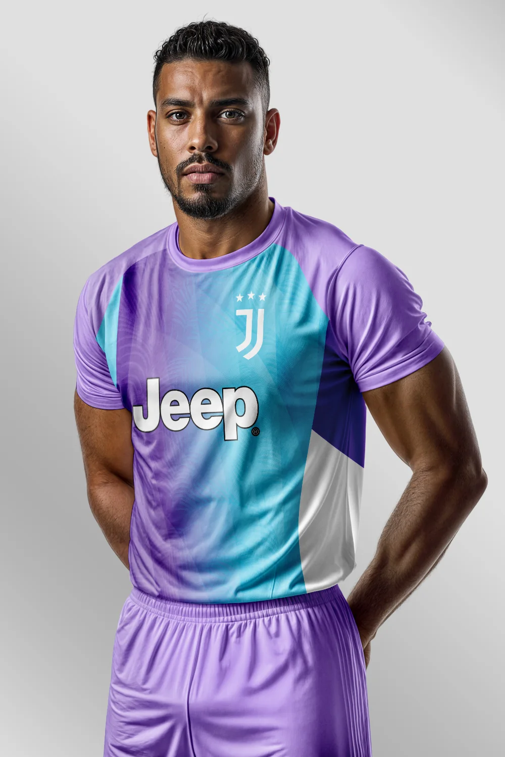 Arquero Juventus Concept 2025-26 Degrades Forma arka görünüm