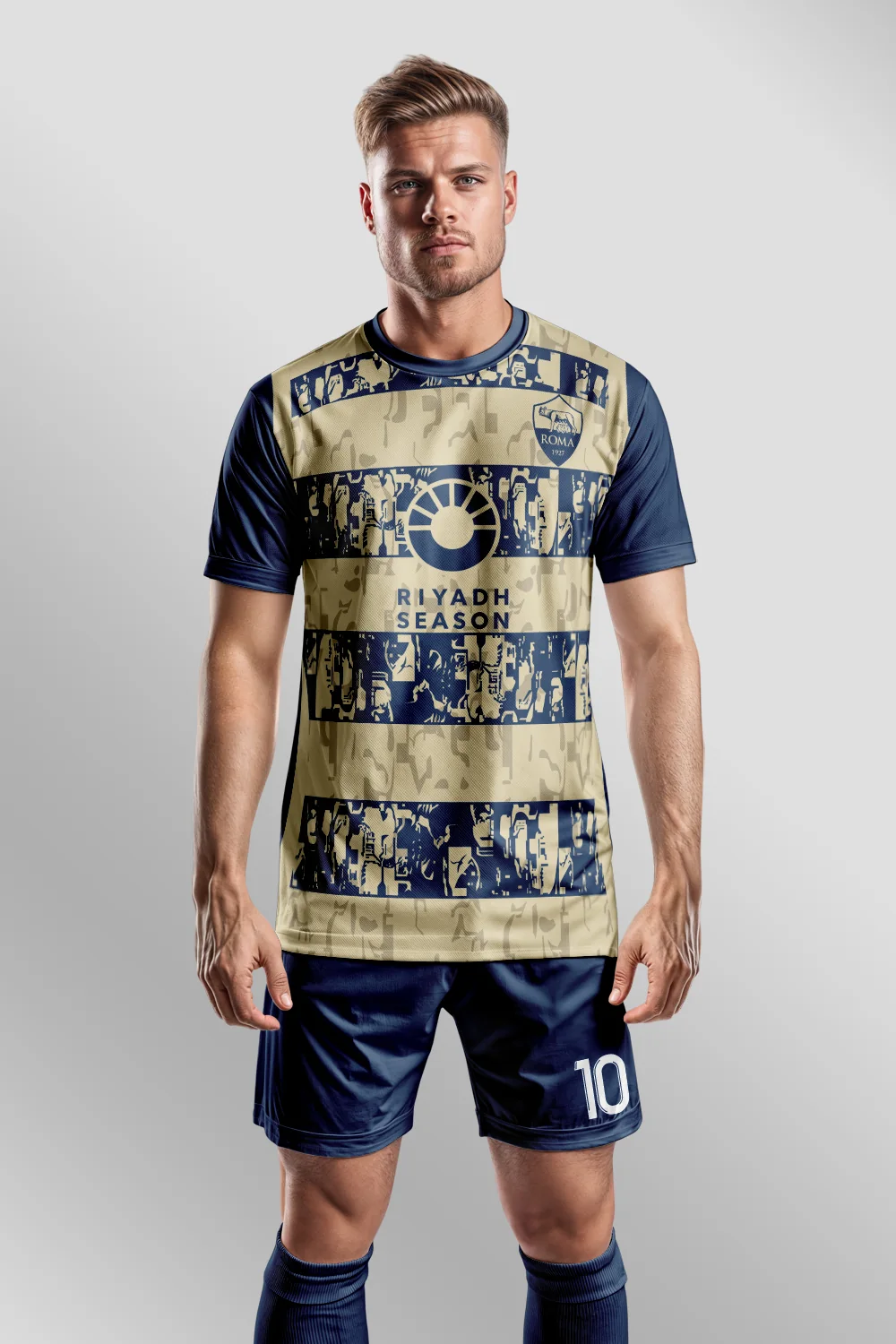 AS Roma Grunge Blue Concept Forma