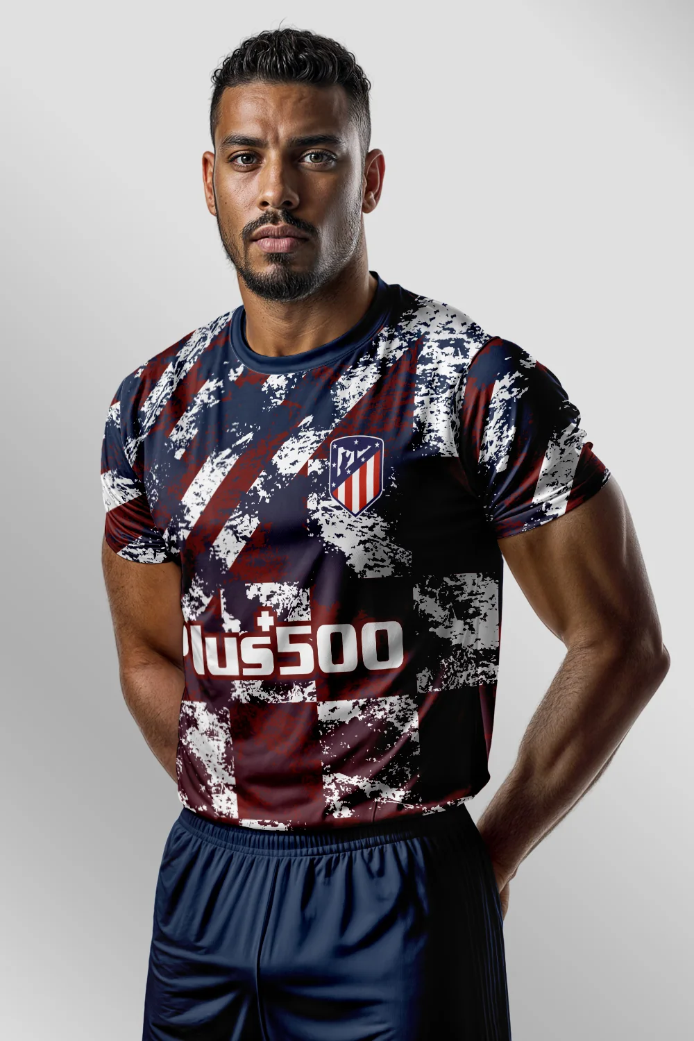 ATLETICO DE MADRID GRUNGE Forma arka görünüm