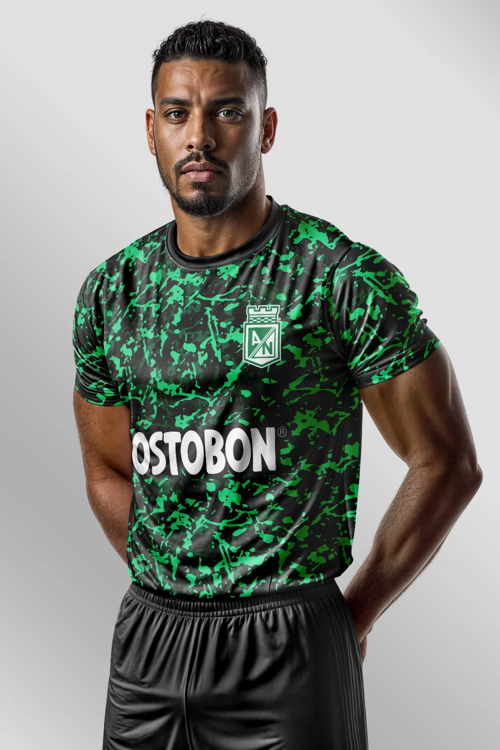 Atlético Nacional 2021-22 Third Forma arka görünüm