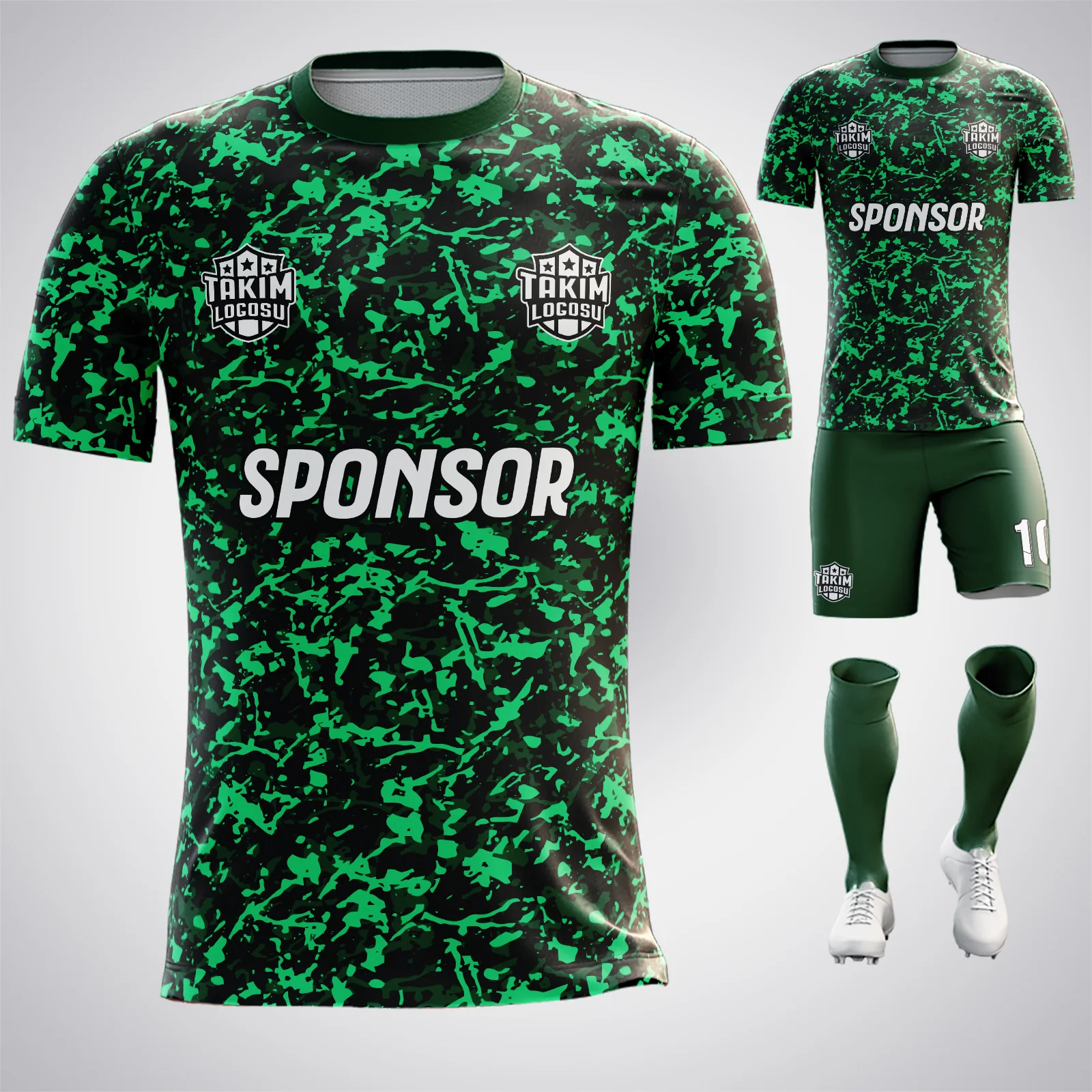 Atlético Nacional 2021-22 Third Forma arka görünüm