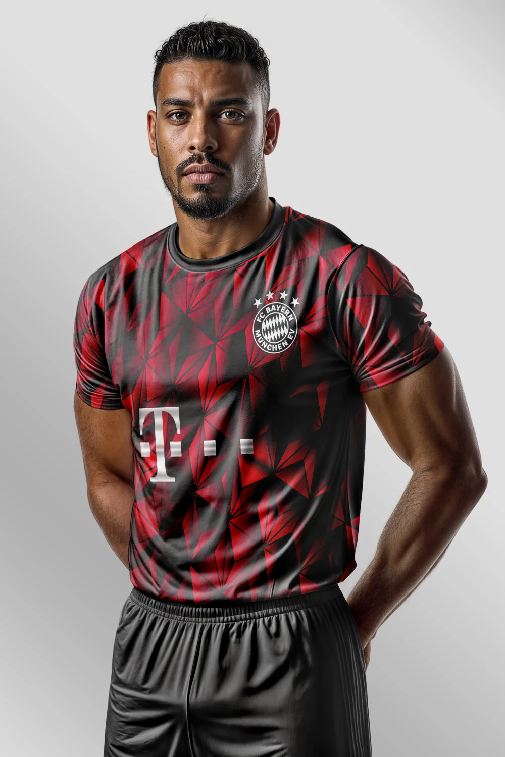 Bayern de Munchen 2023 Concept Degrades Forma arka görünüm