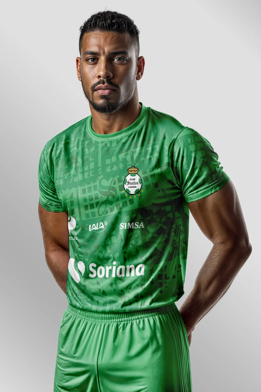 SANTOS LAGUNA 20-21 ALTERNO Forma arka görünüm