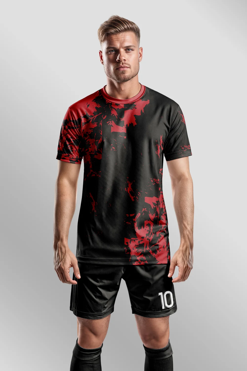 Sports Grunge Red Forma