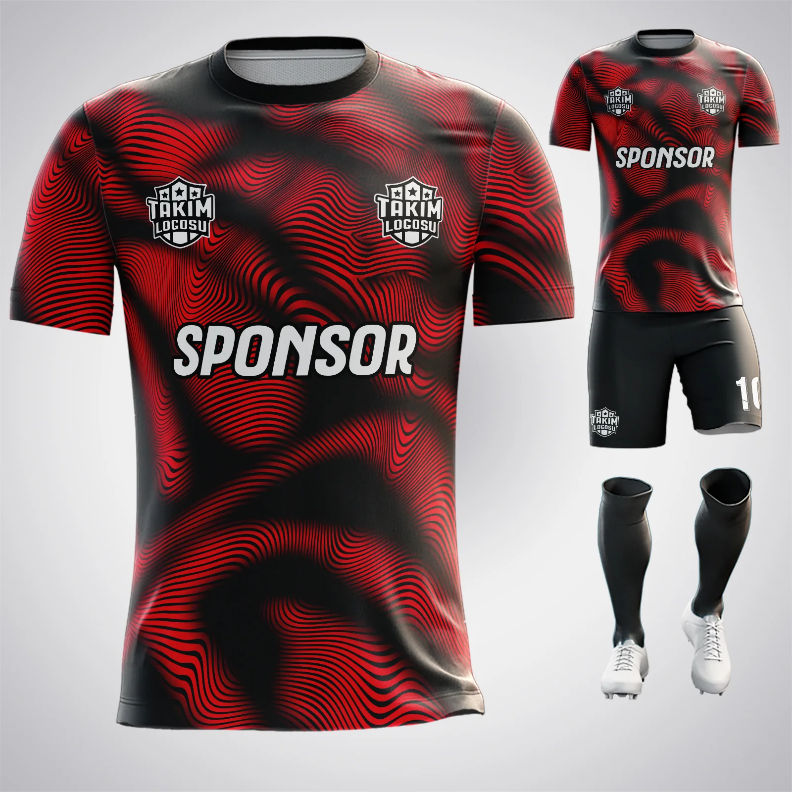 TEXTURA DESGASTE SOCCER Forma arka görünüm