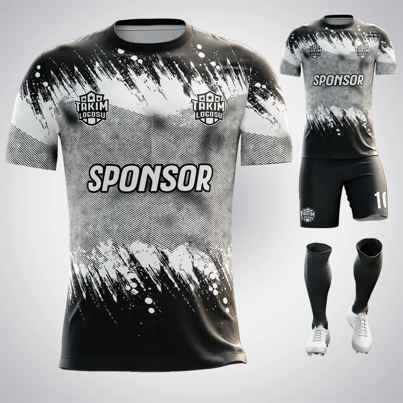TEXTURA DESGASTE SOCCER Forma arka görünüm