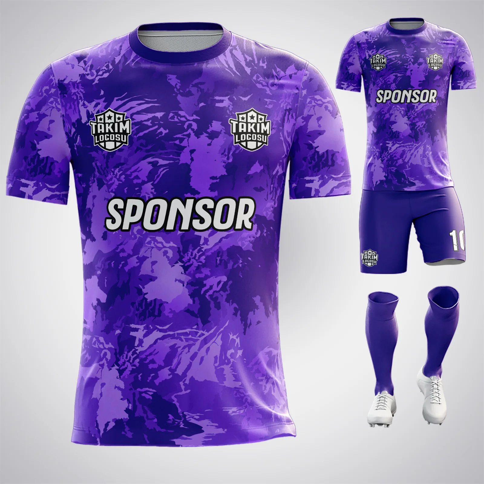 Tottenham-2023-Fantasy-Purpure Forma arka görünüm