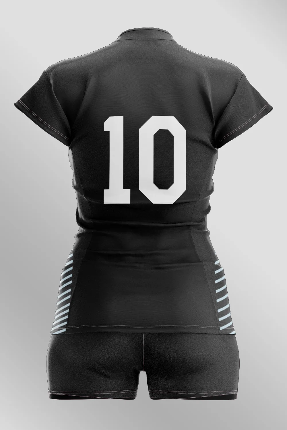 Argentina Voley Femenina Siyah Forma arka görünüm