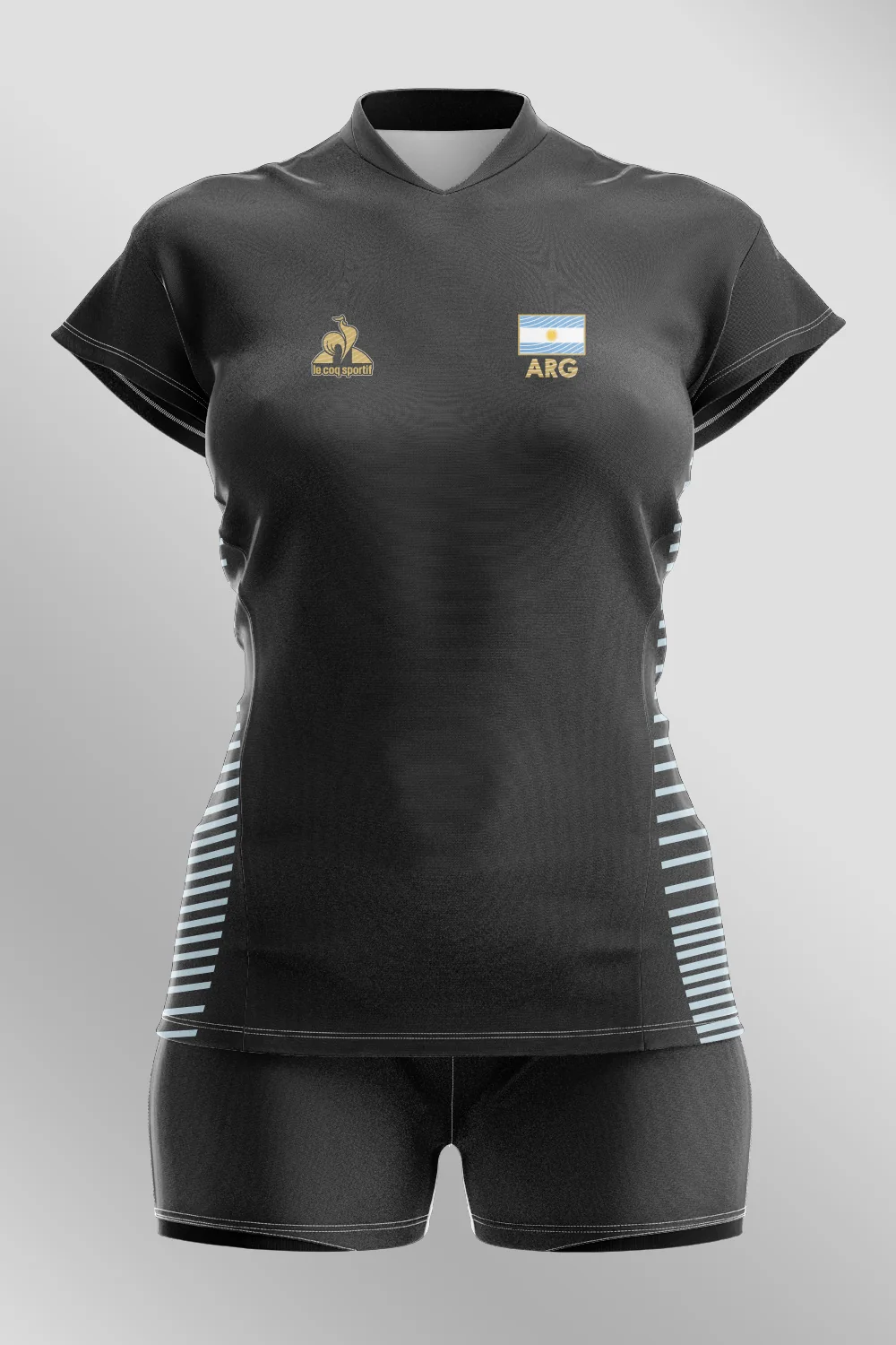 Argentina Voley Femenina Siyah Forma